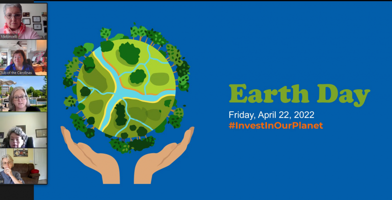 Apr. 23 - April is Enviromental Month - E-Club committed to Acts of Greens